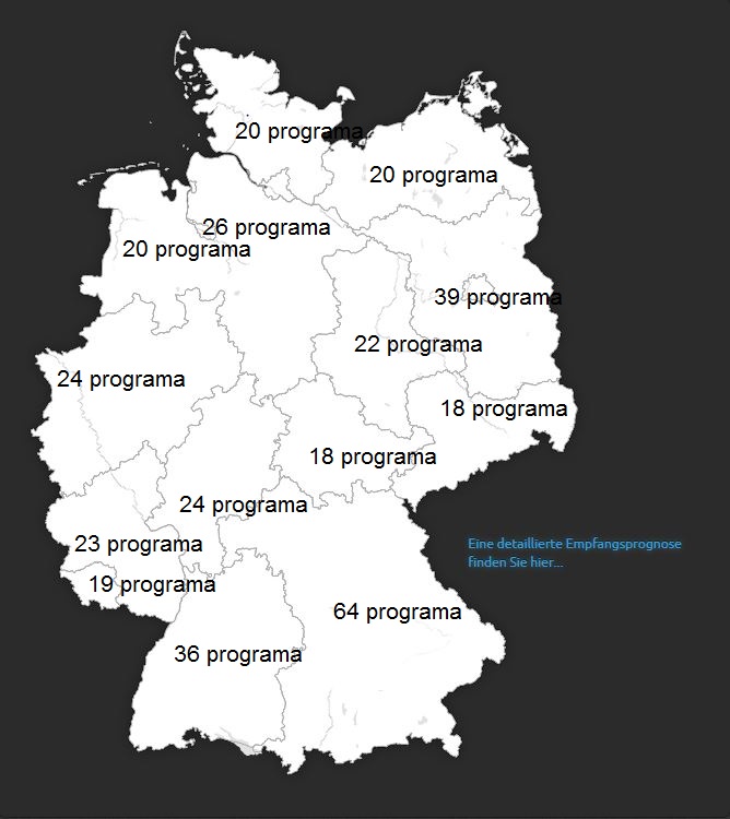bavarska karta Bavarska planira DAB+ mrežu za lokalne radijske postaje bavarska karta
