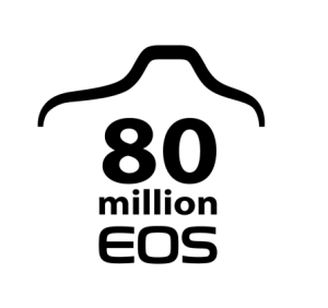 Canon - 80 milijuna EOS-a - logotip