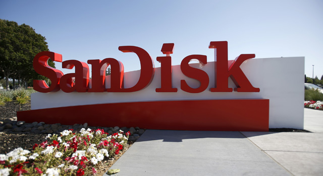 The SanDisk corporate headquarters in Milpitas, Calif. on Wednesday, May 21, 2014. (Nhat V. Meyer/Bay Area News Group)
